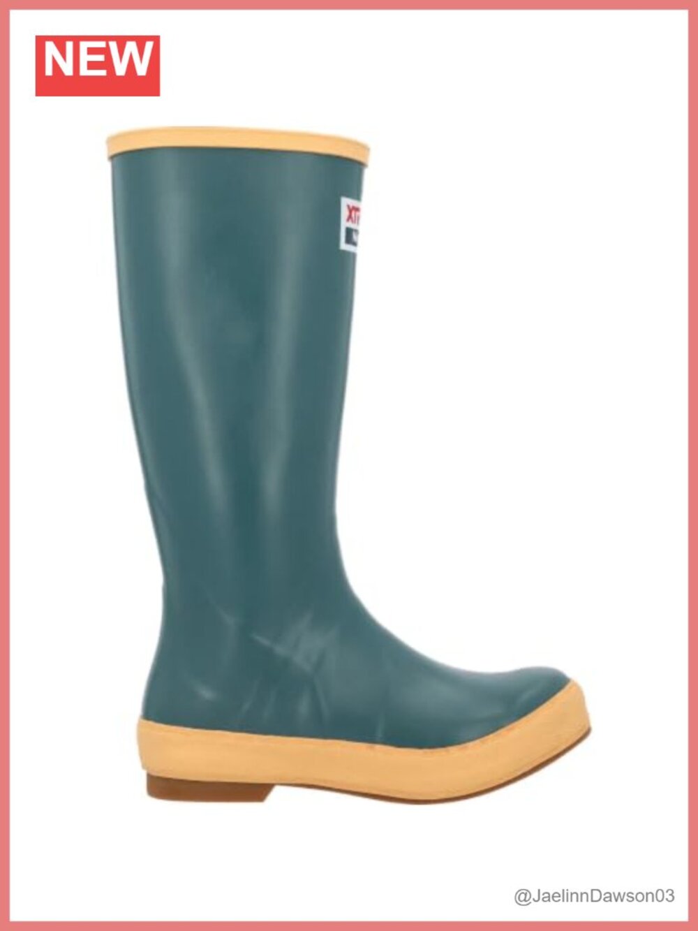 XTRATUF Legacy 15" Waterproof Mid-Calf Rain Boots Slip-Resistant Rubber